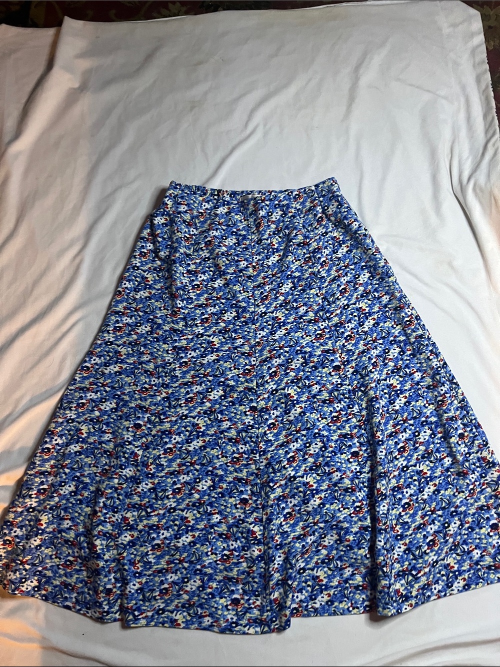 Christopher & Banks Boat Print Skirt
